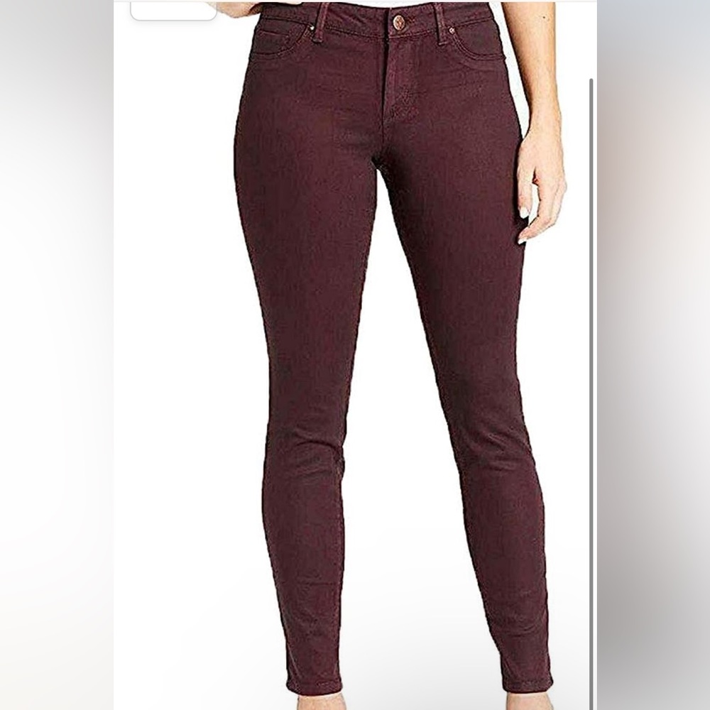 Jessica Simson plum skinny jeans